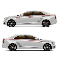 Мира Datong автомобильный стильный, для спортивного автомобиля стикер для Cadillac ATS ATS-V внешняя сторона двери наклейка автомобильная виниловая