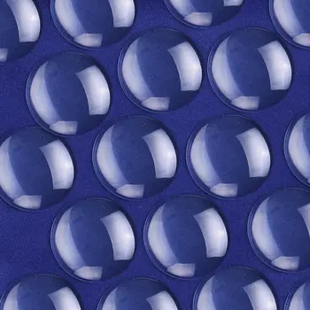 

50PCS 22MM Semicircle Flat Back clear Crystal glass Cabochon,Top quality -C3137