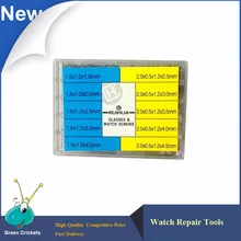 12 размер Ассорти Винты для часов, маленький размер винты из нержавеющей стали набор с пластиковой коробкой для хранения очков и ремонта часов