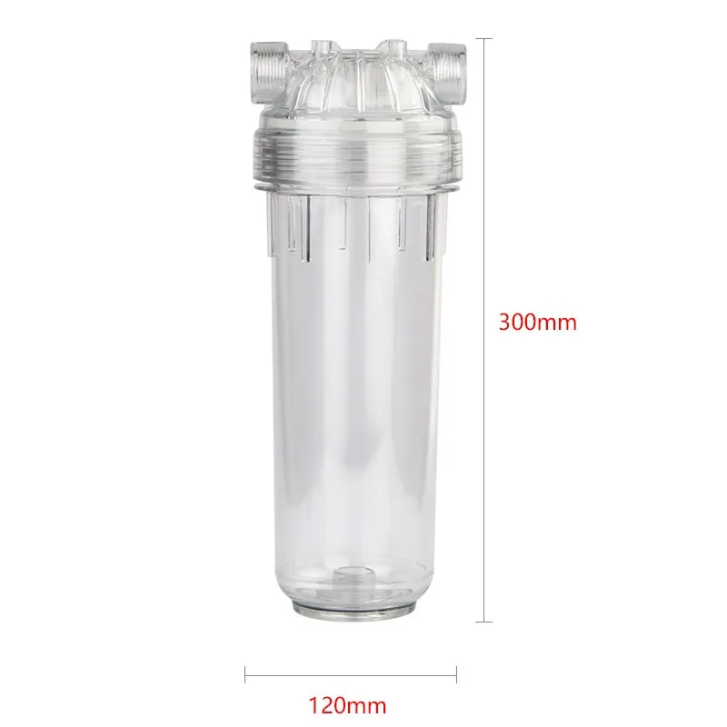 Бытовой очиститель воды RO фильтр 10 Дюймов прозрачный фильтр Бутылка 1/2 дюймов порт подключения фильтр для воды корпус картриджа