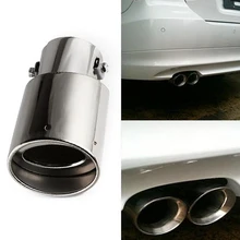 Dewtreetali 2016 Car Exhaust Muffler Tail Pipe Stainless Steel Chrome Decorative Exhaust Pipe Automobile Car Accessories