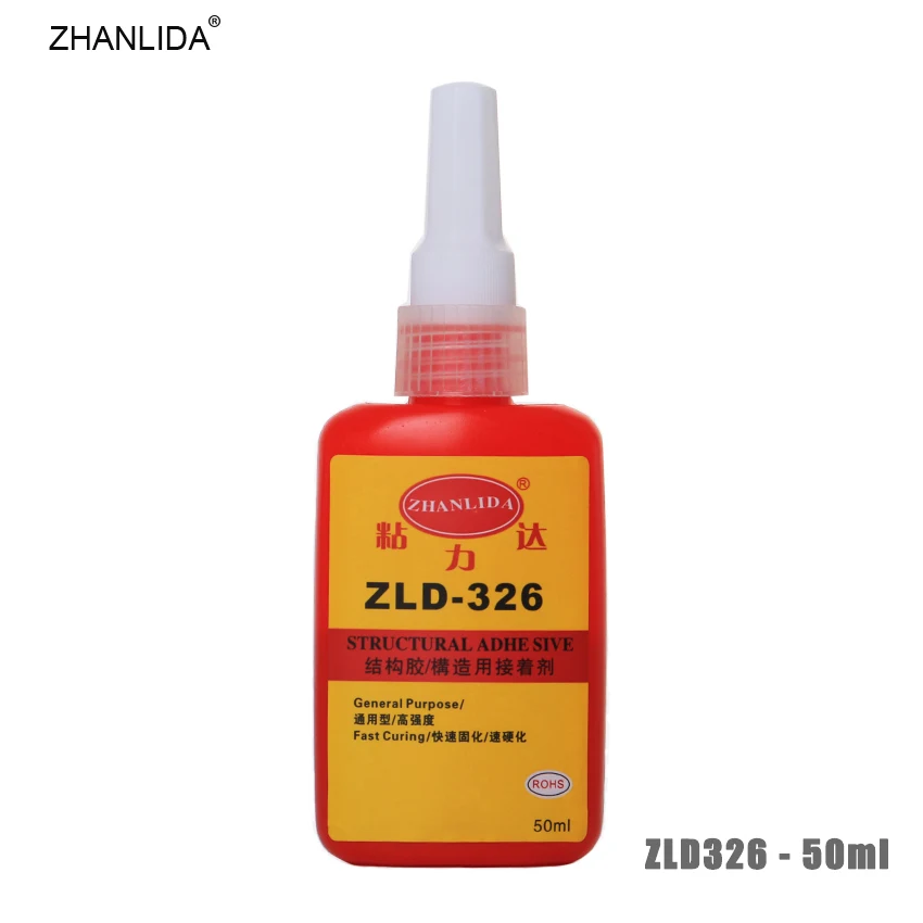 

ZHANLIDA 326 50ML Structural Glue High Strength Fast Curing Glue Steel Metal Plastic Multi Purpose Anaerobic Adhesive
