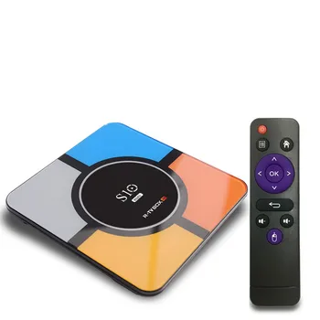 

Android 9.0 R-TV BOX S10 MINI Smart TV Box 4GB RAM 64GB ROM 2.4G WiFi LAN RK3328 Quad-Core Set Top Box Media Player