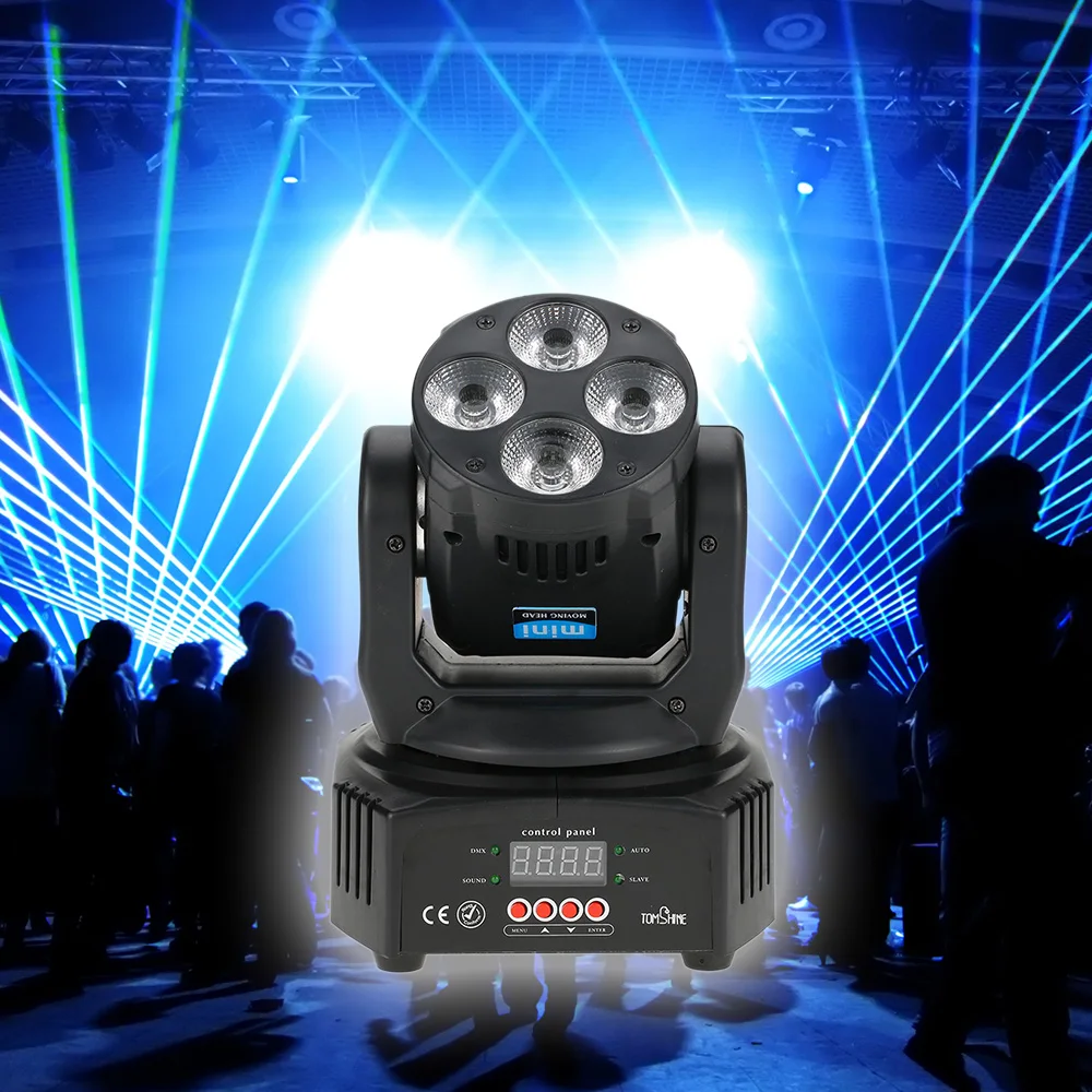 Professional 60W 16/18 Channels RGBW DMX512 LED Water Ripple Projector Stage Light For Party