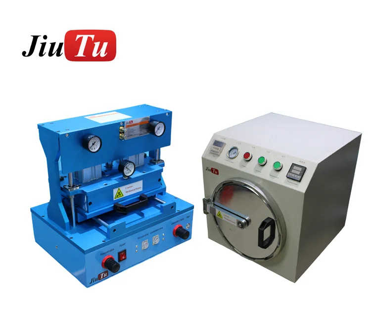 OCA Vacuum Laminating Laminator + Bubble Remove Machine LCD Refurbish Broken Edge Oled LCD Cracked Glass Replace Jiutu Brand (4)