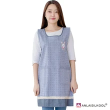 

Cartoon Rabbit Cute Gray Woman Kitchen Apron Cotton Waitress Salon Hairdresser Cooking Apron Dress Avental de Cozinha Divertido