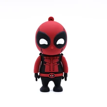New Arrival hero pendrive 64GB 32GB 16GB 8GB 4GB CartoonUSB flash drive smile usb stick memory flash drive pen drive