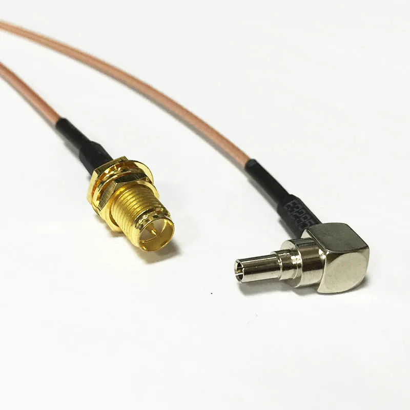 

New RP-SMA Female Jack nut Switch CRC9 Right Angle RF cable RG178 Wholesale 15CM 6" for 3G HUAWEI modem