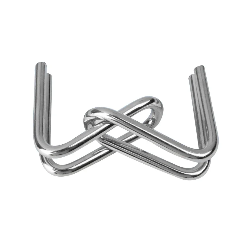 Adults And Kids Montessori Materials 8pcs/set Metal Wire Puzzle Iq Mind Brain Teaser Puzzles Game 2 Styles