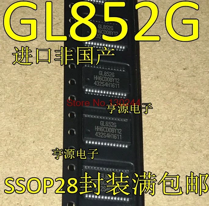

1pcs/lot GL852 GL852G SSOP-28 In Stock