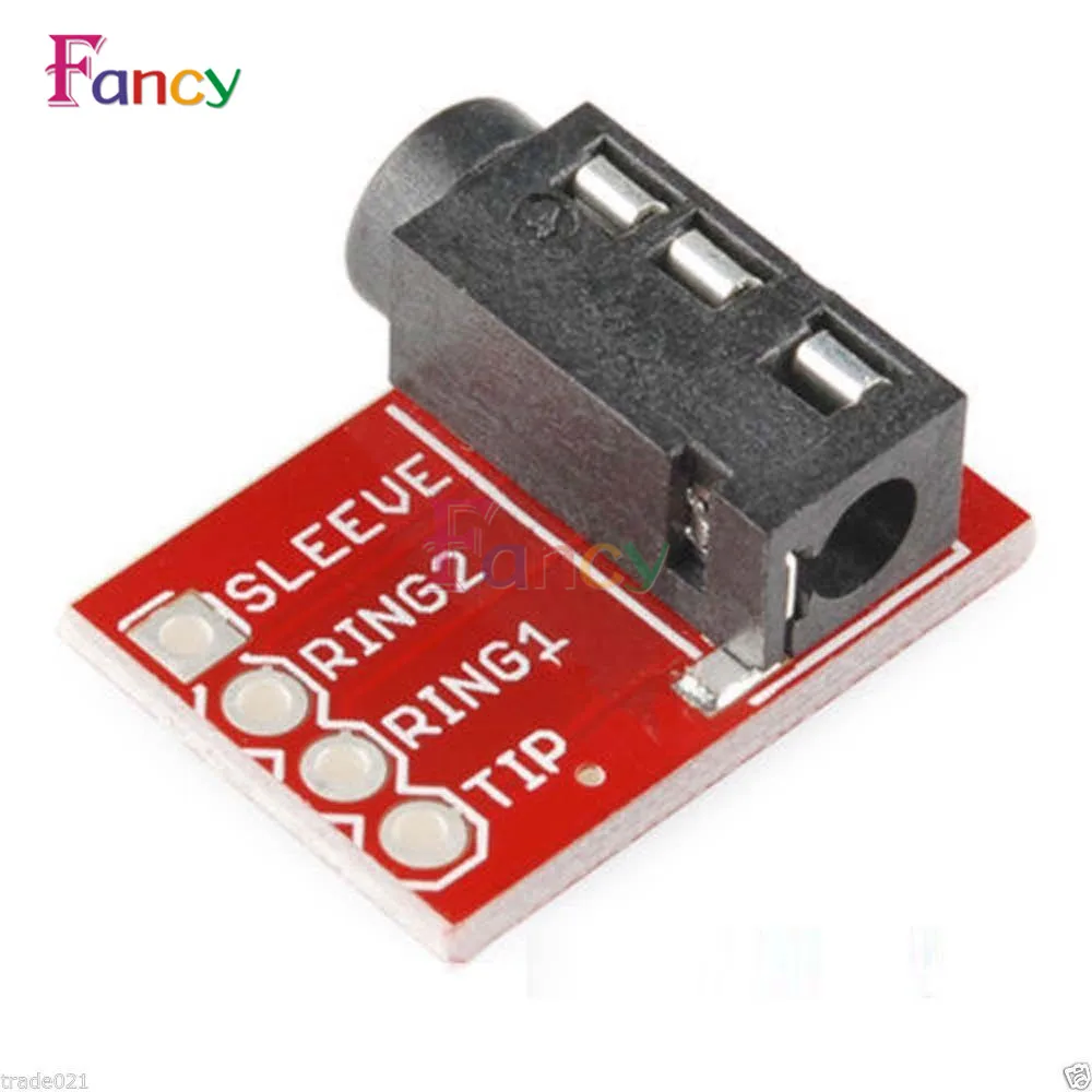 

NEW TRRS 3.5mm Audio Socket Jack Breakout Headphone Video Audio MP3 Jack Professional AL Module