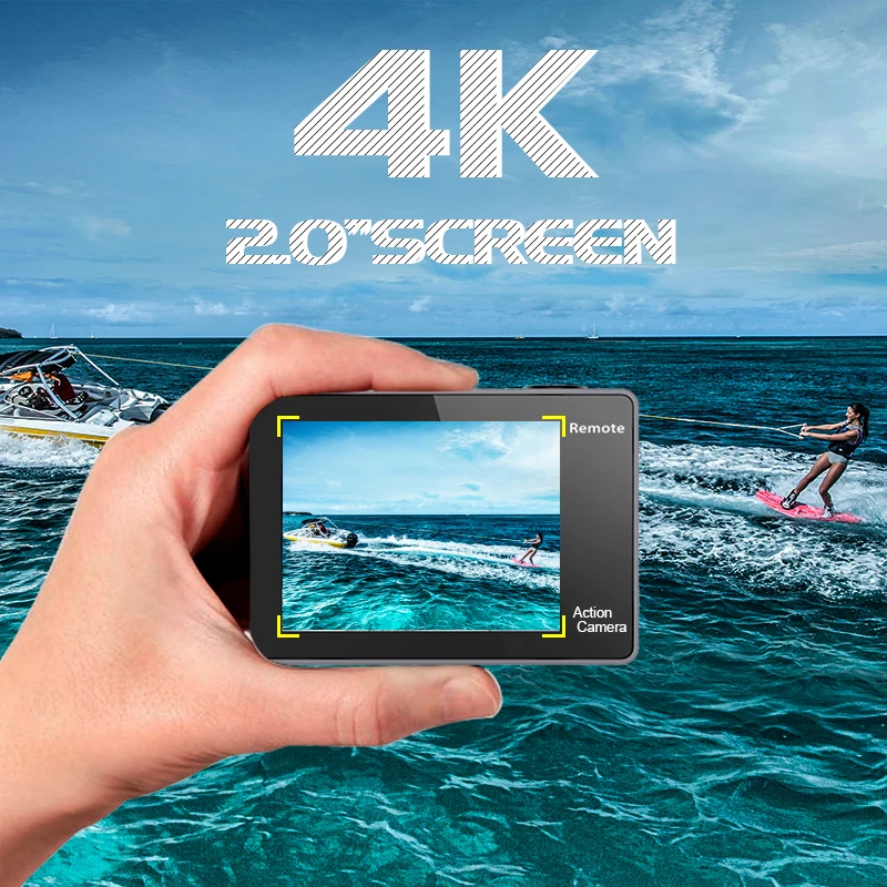 Оригинальная Экшн камера EKEN H9R Plus с чипсетом Ambarella Ultra HD 4K + 30fps Wi Fi