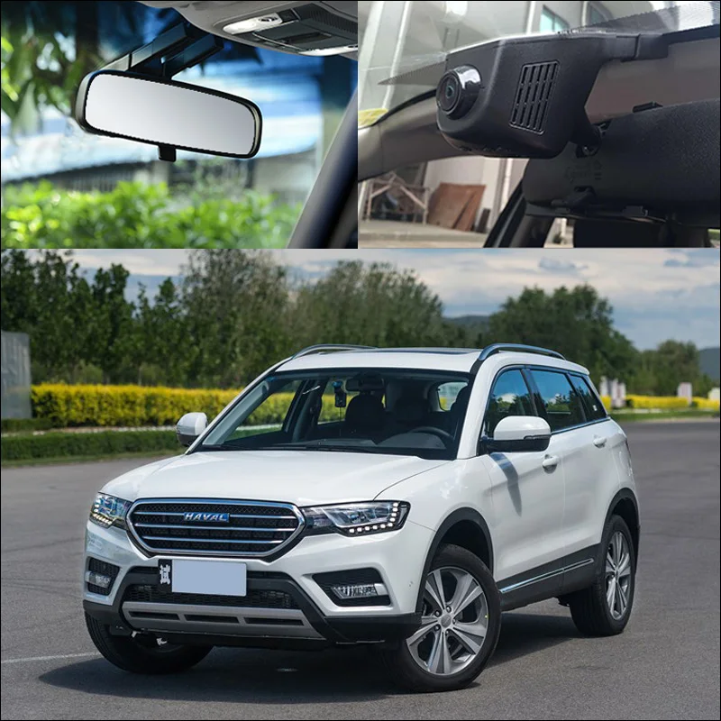 BigBigRoad для Haval H6 Coupe H3 H5 H1 Wifi Автомобильный видеорегистратор Скрытая установка Novatek