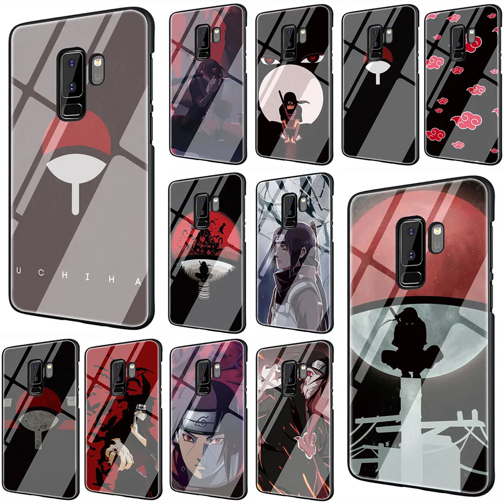 

Naruto Shippuden Uchiha Itachi Tempered Glass Phone Cover Case For Galaxy S7 edge S8 9 10 Plus Note 8 9 10 A10 20 30 40 50 60 70