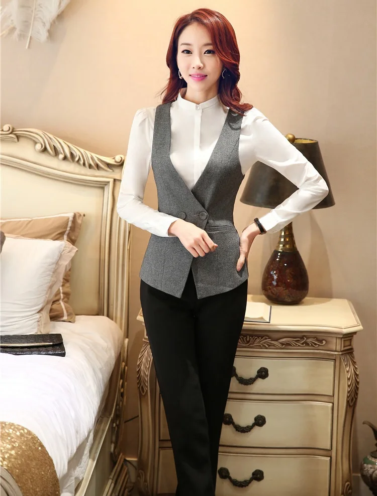 plus size womens business pant suits