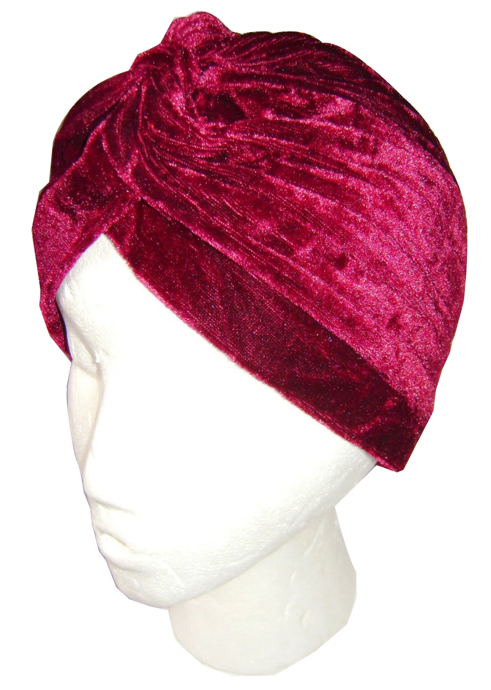 

FREE SHIPPING 2018 NEW HEAD WRAP INDIAN STYLE TURBAN HAT BURGUNDY/NAVY/BLACK/DARK GREEN COLOR SOFT VELVET FOR WOMEN/LADIES