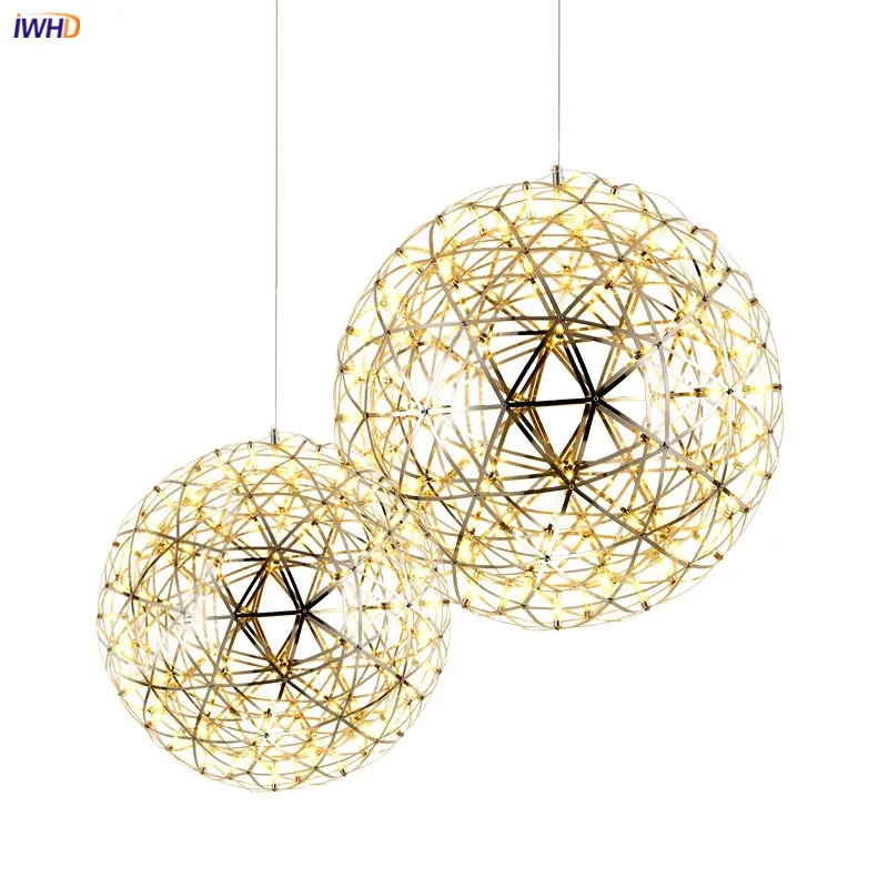 

IWHD Nordic Modern LED Pendant Lights For Dinning Living Room Kitchen Ball Decor Hanging Lamp Pendant Lighting Fixtures Hanglamp