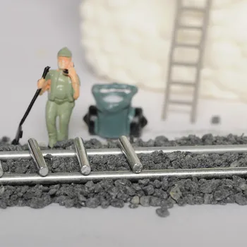 

100g/Lot Architecture Model Stone Sand Pebbles Landscape Train Materials Goose River Foundation For Railway Ballast