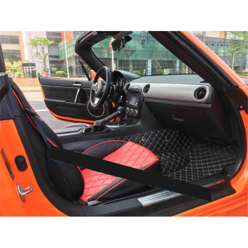 

lsrtw2017 luxury durable car interior floor mat for mazda mx-5 mx5 Roadster Miata 2005-2020 2019 2018 2017 2016 2015
