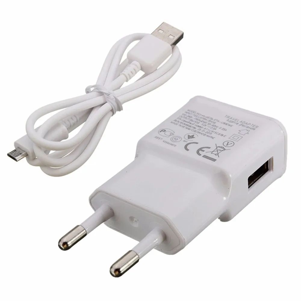EPULA Micro USB charger + 2A Adapter EU Plug Wall Charger For Samsung