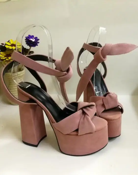Женские Модные Повседневные Дышащие сандалии на очень высоком каблуке черные