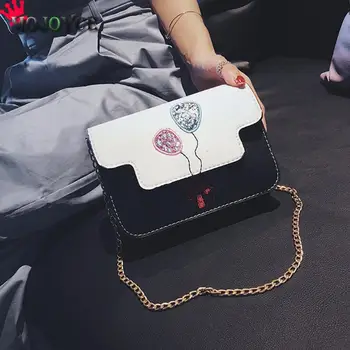 

Small Balloon Flap Messenger Bags PU Leather Chain Crossbody Bag for Women Handbags Shoulder Bag for Women 2018