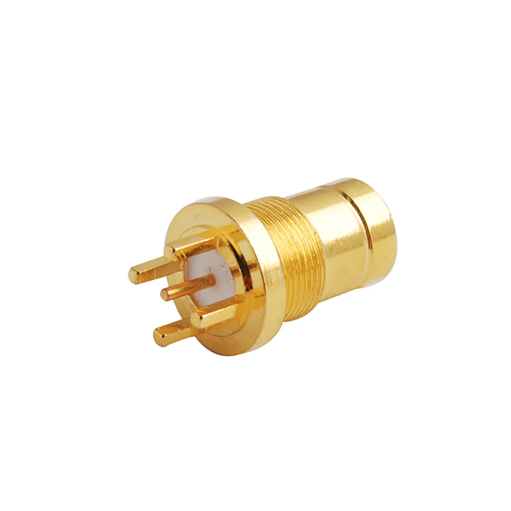 Superbat 75 Ohm 1 6/5 6 (L9) через отверстие Jack прямая Вертикальная печатная монтажная