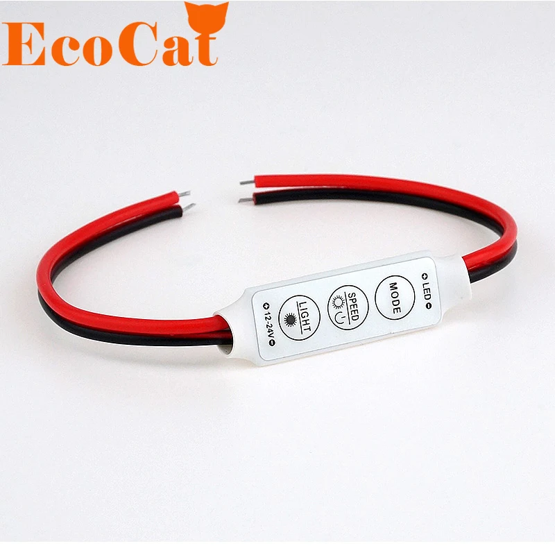 DC12v 24v 6A мини 3 клавиши led диммер 12v контроллер для управления одним цветом полосы