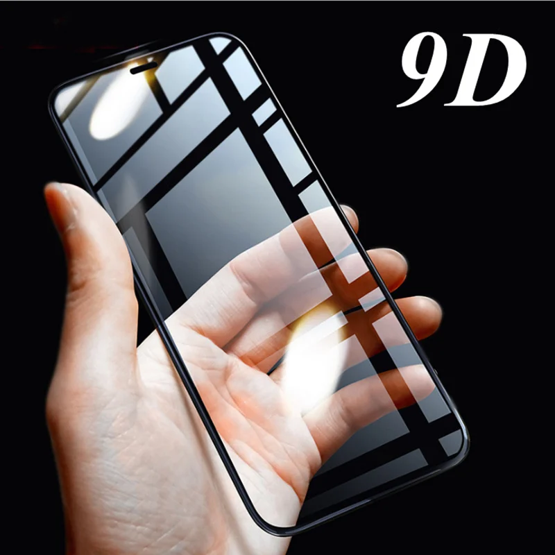 9D protective glass for iPhone 6 6S 7 8 plus X glass on iphone 7 6 8 X R XS MAX screen protector iPhone 6 7 screen protection XR