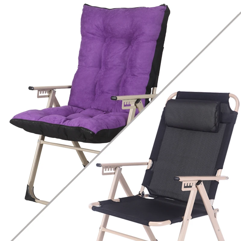 Модные современные шезлонги для отдыха, пляжа, балкона, лежащего кресла для дома, офиса, складные супер мягкие компьютерные стулья - Цвет: G