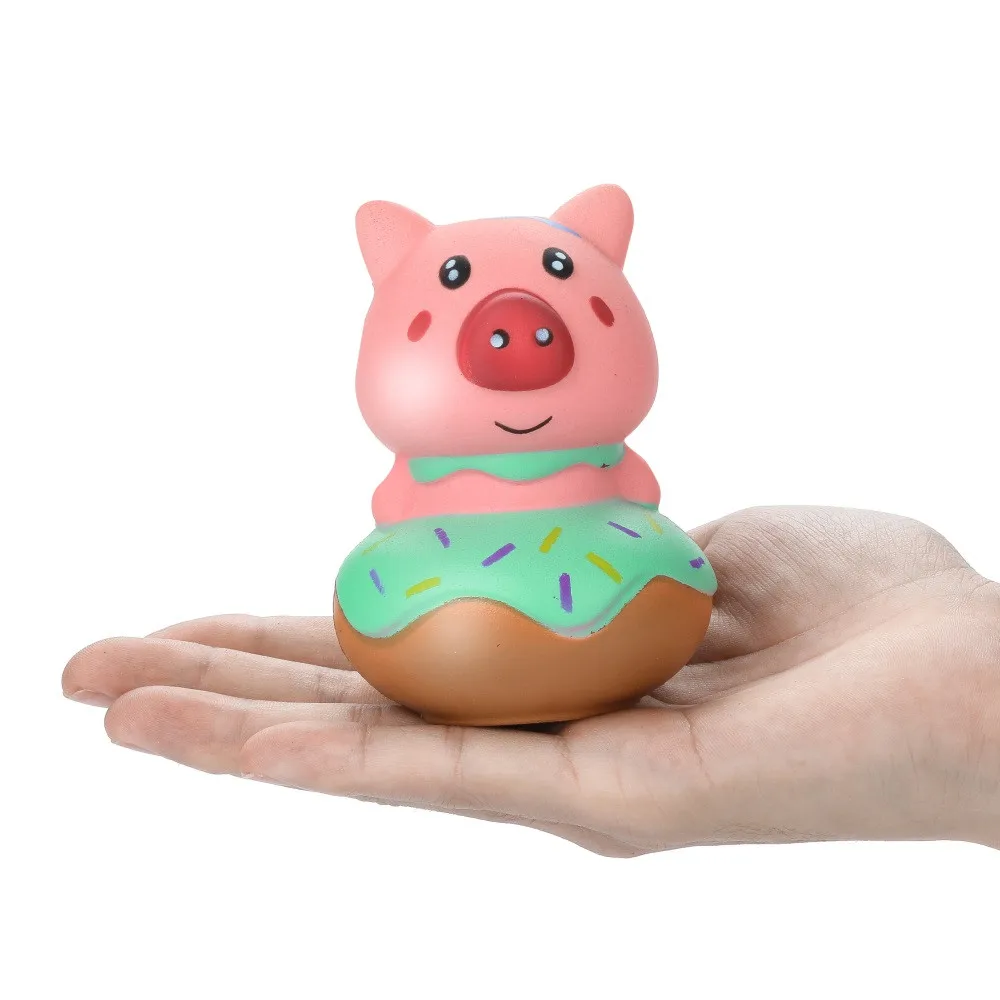 Skuishy анимированные игрушки для отдыха Игрушка-антистресс милый розовый поросенок крем ароматизированный медленно поднимающийся игрушки