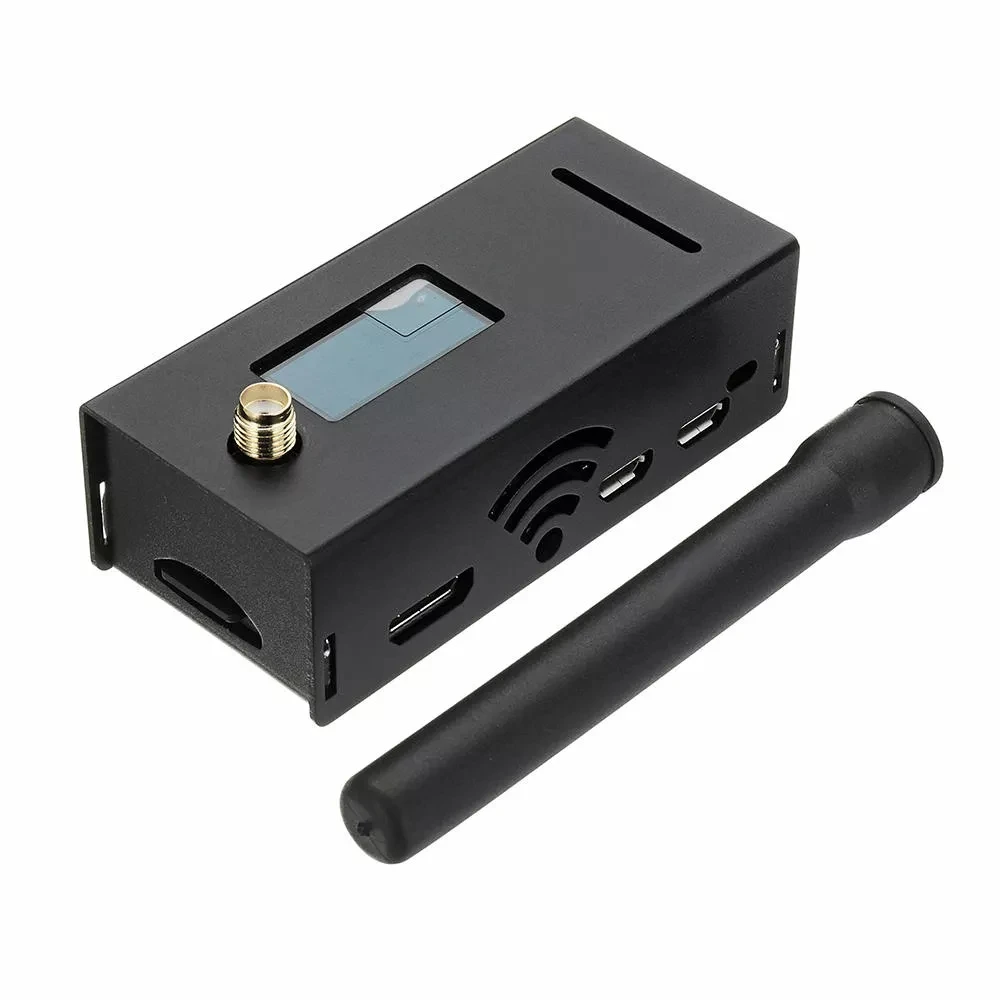 

NEW Portable Size OLED Display Aluminum Signal Receiver MMDVM hotspot Support P25 DMR YSF + raspberry pi +OLED +Aerial+ Case hot