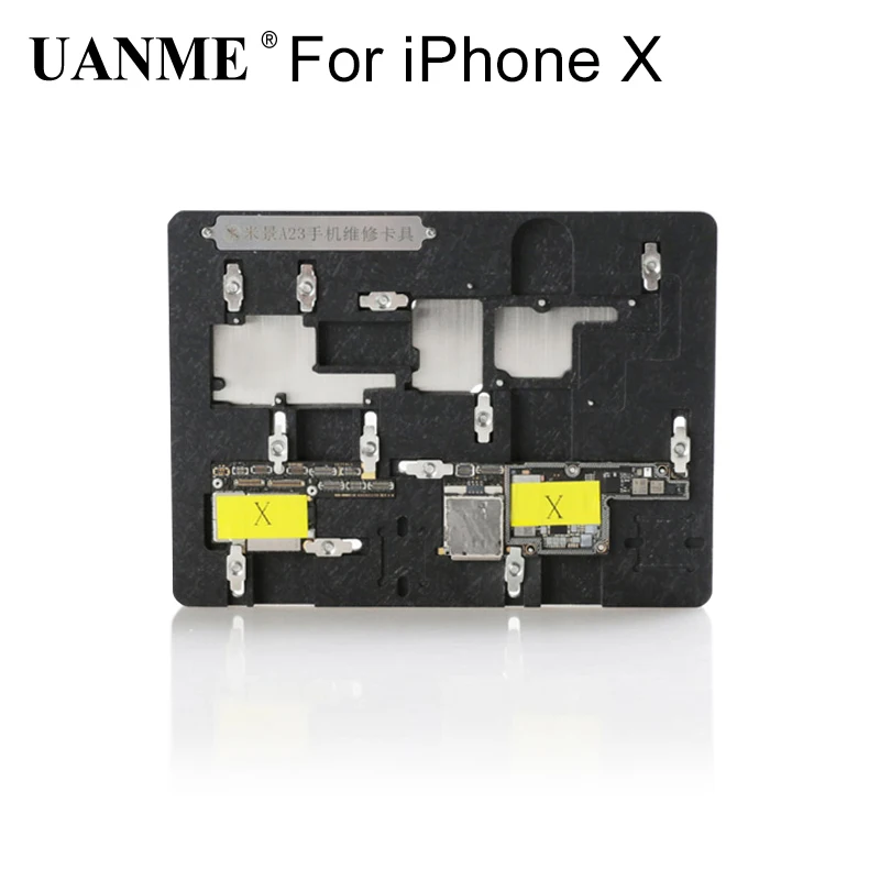 

UANME Multi Mobile Phone Repair Board PCB Holder For iPhone X Logic Board Chip Fixture
