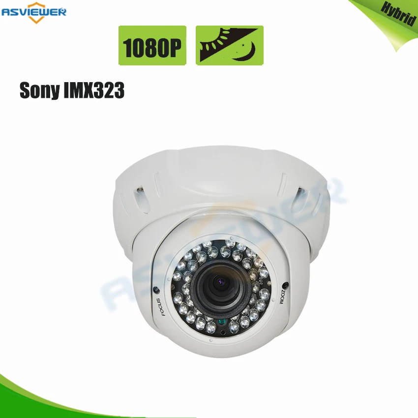 Vadalproof Dome 2 8 ~ 12 мм vari focal объектив 2MP/1080P HD Hybird камера с AHD/CVI/TVI/CVBS поддержка 4 в 1 AS