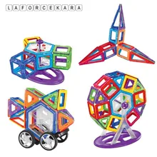 Marca Enigma 84 PCS Mini Magnética Magnético de Construção Building Blocks Set Modelo & Toy Building Educacional Blocos De Designer Miúdos