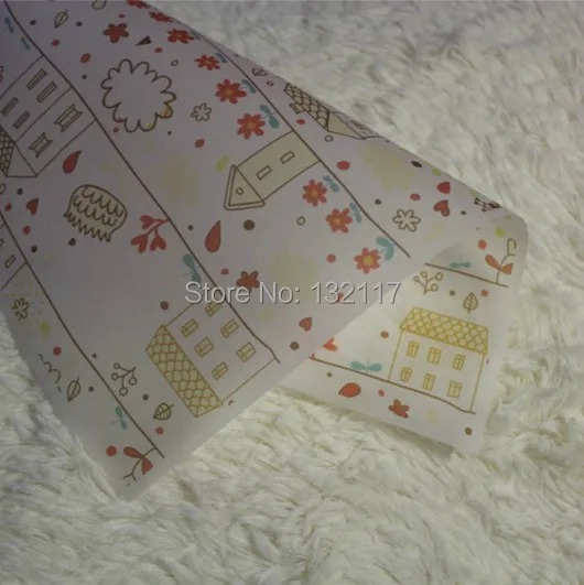 

100PCS Color Home Handmade Soap Wrapping Paper Printing Wax Paper Supplies Soap Tissue Paper Gift Favor Packaging & Wrapping
