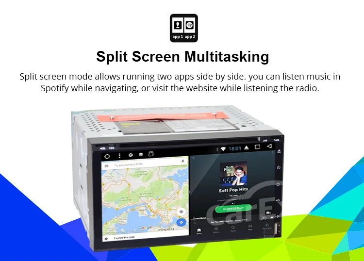 Clearance 2 Din Android 9.0/9 Car DVD Universal  WIFI GPS BT OBD DAB+ WIFI Navigation Radio USB Multimedia 9