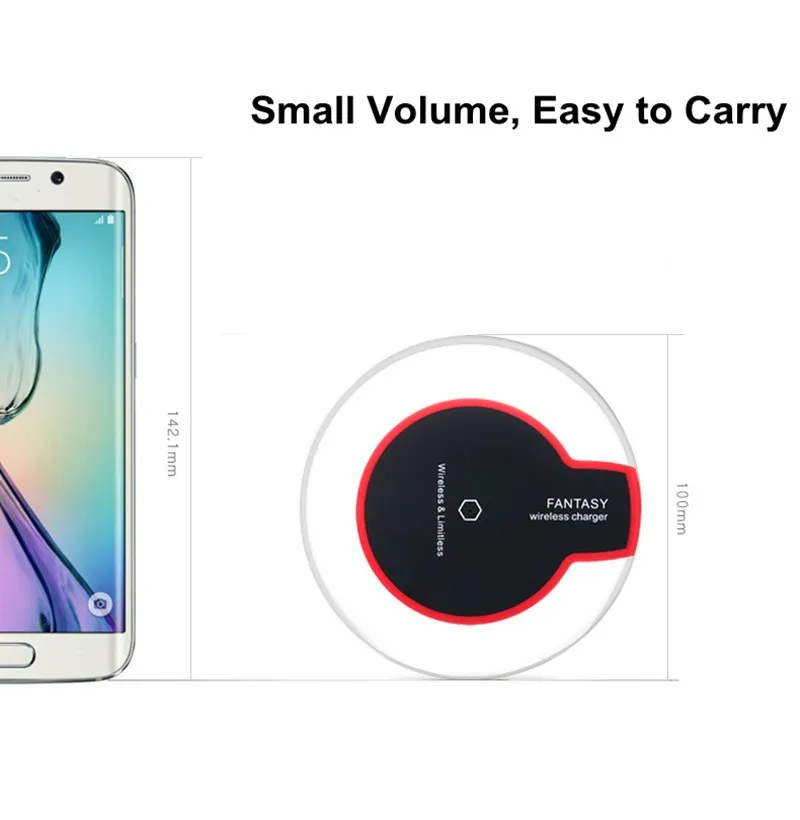 Raugee зарядная подставка Qi Стандартная зарядка портативное беспроводное зарядное устройство для samsung Galaxy Note 8 S8 Plus iphone 8 X Plus