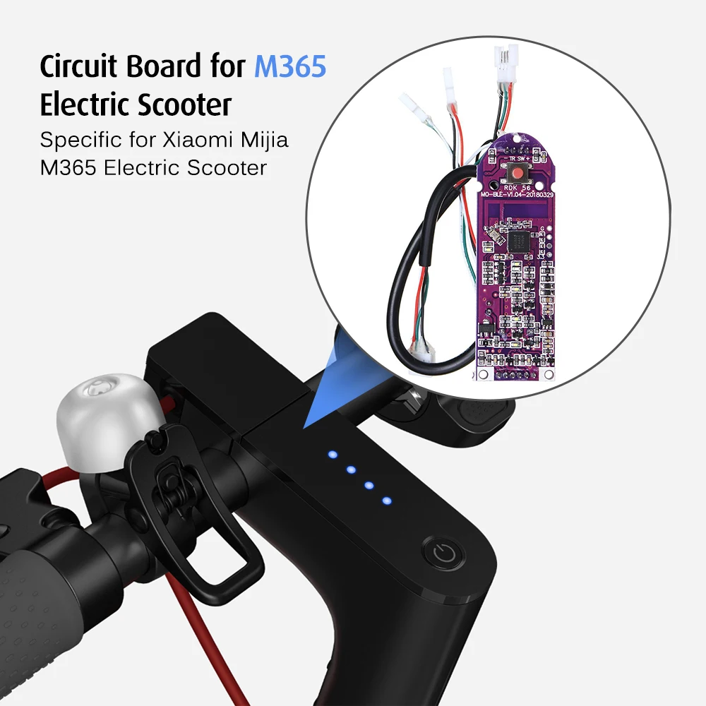 

Scooter Dashboard Battery Indicator Switch Panel Circuit Board For M365 Electric Scooter Bicycle Controller Accessories