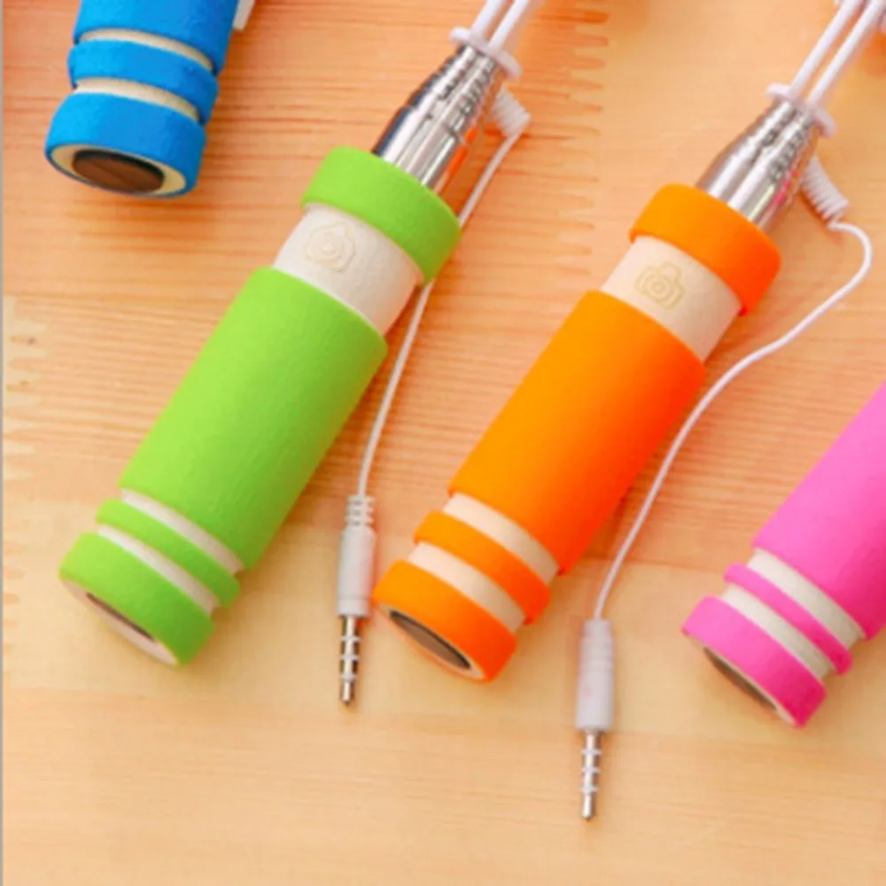 

Extendable Handheld Mini Wired Selfie Stick Portable Fashion Phone Selfie Stick Monopod Universal For Smart Phone
