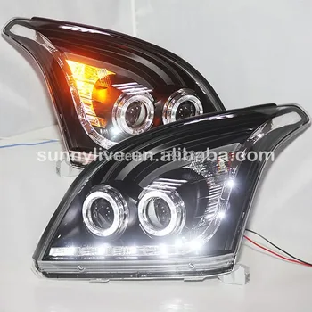 

For TOYOTA FJ120 LC120 Prado 2700/4000 LED Headlight with E11 Mark 2003-2009 year Black Housing