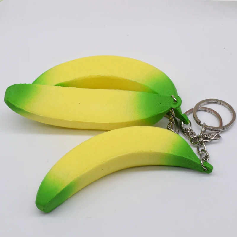 10 см мягкий антистресс банан брелок игрушки для детей медленно поднимающийся Squichy игрушка гаджеты снятие стресса реквизит для развлечений