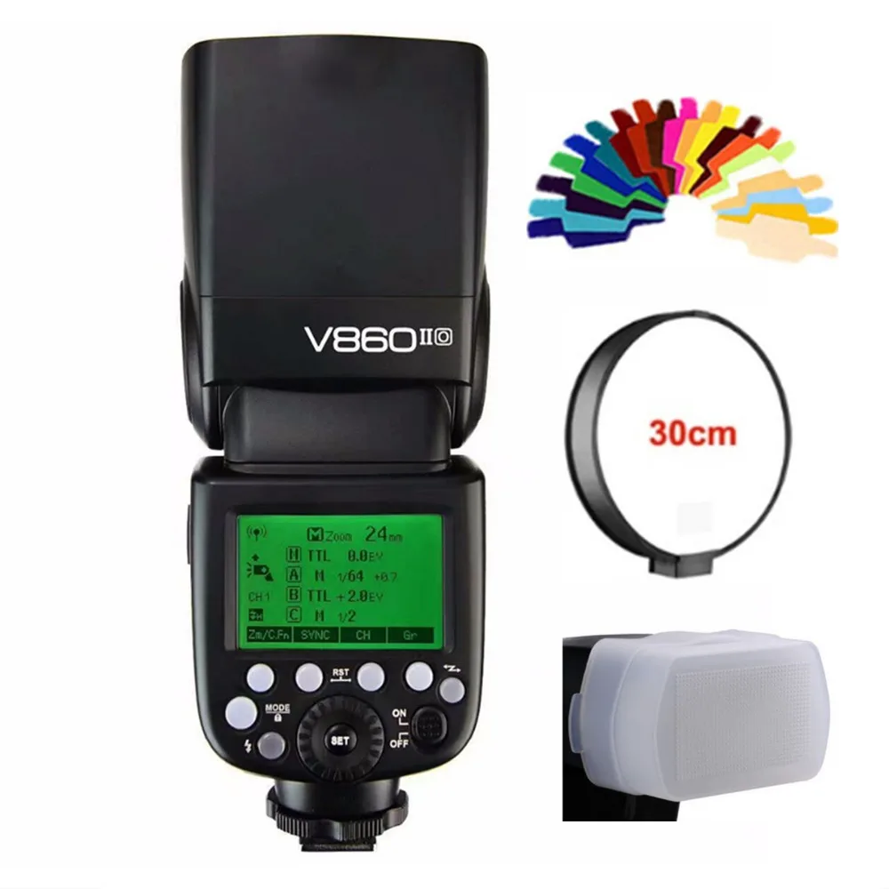 

Ving V860II-O TTL HSS 1/8000 Li-ion Battery TTL Speedlite Flash For Olympus Panasonic E-M10II/III E-M5II E-M1/II G7 G6 GH4 GH5