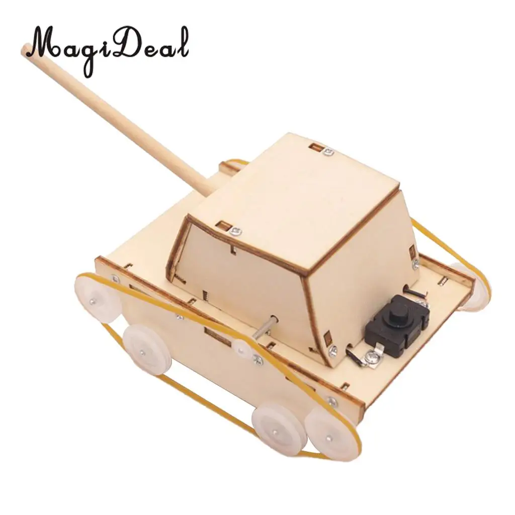 DIY Electric Motor Kids Educational Toy Car Robot Tank Motor Gadget Kit Model for Early Physical Learning Children Science Toys	