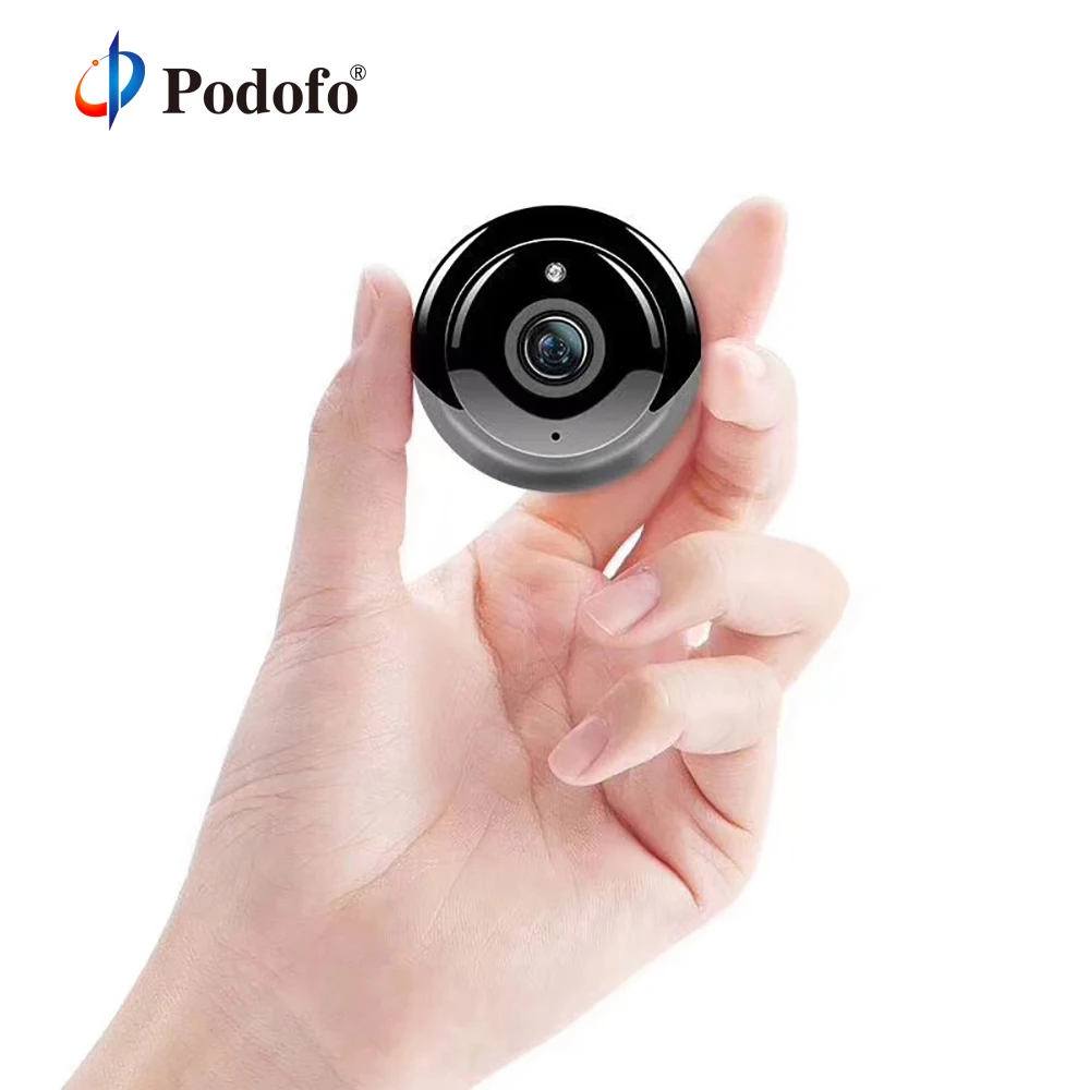 

Podofo 720P HD Wireless Mini WIFI Smart Home Security IP Camera Onvif Baby Monitor IR-CUT Night Vision Remote View Two-Way Audio