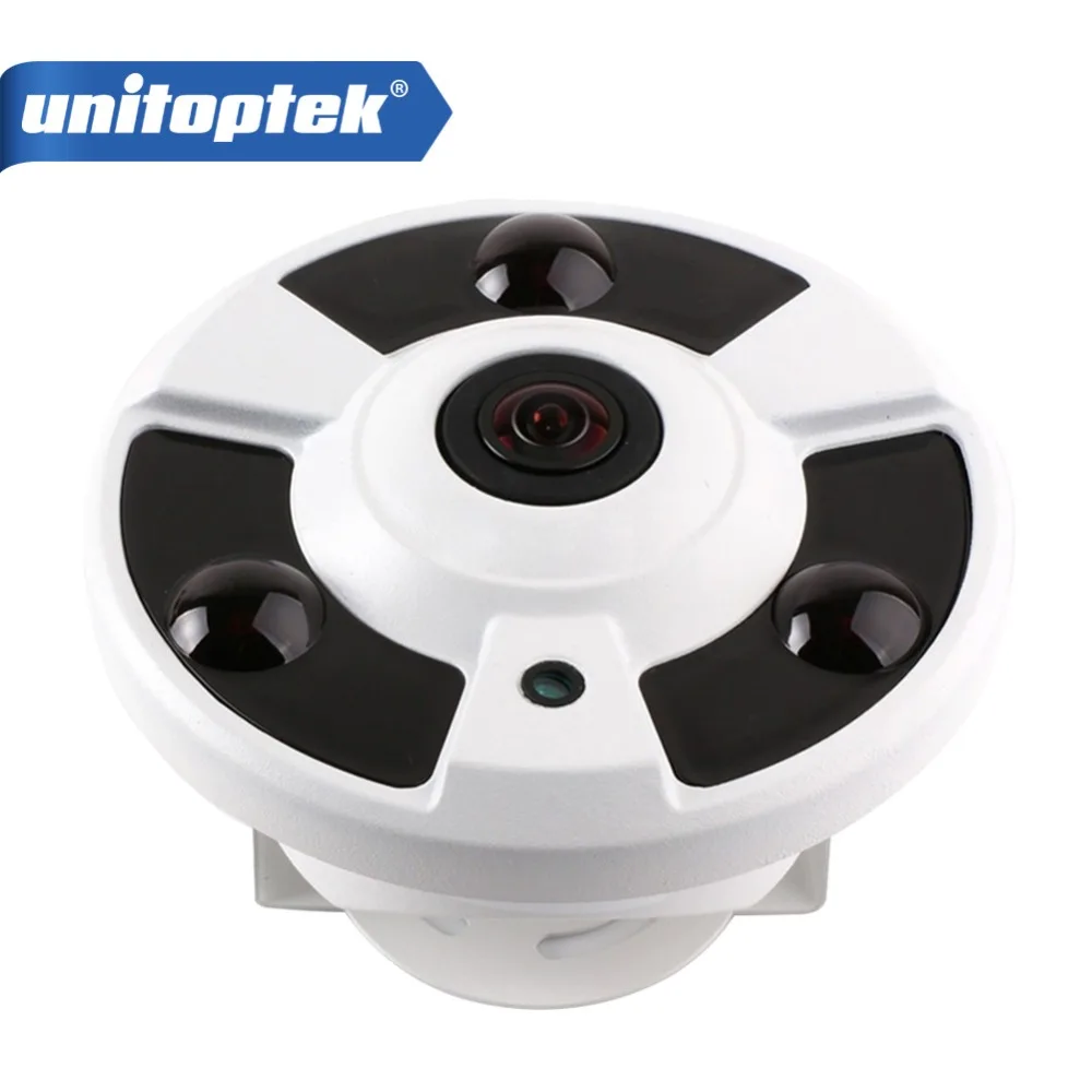 H.265 панорамная ip камера POE 4MP / 3MP 1080P 180/360 градусов широкоугольная CCTV ночного