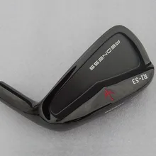 Джордж Духи REONESS RI-53 гладить набор черный Гольф кованые железные клюшки для гольфа 456789 P R/S Flex Сталь/графит вал С Крышка головки