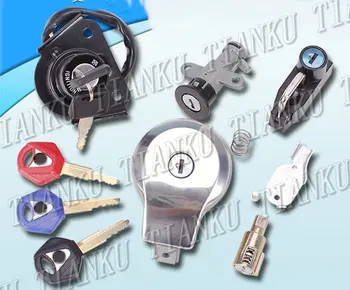 

Motorcycles Ignition Switch Gas Cap Helmet Steering Lock Key For YAMAHA Virago XV 125 XV 250 XV400