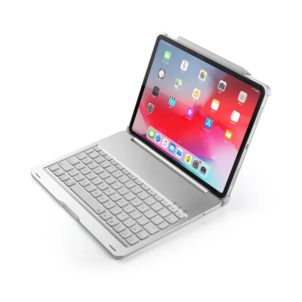 Для iPad Pro 11 чехол+ алюминиевый сплав беспроводной Bluetooth Подсветка крышка клавиатуры