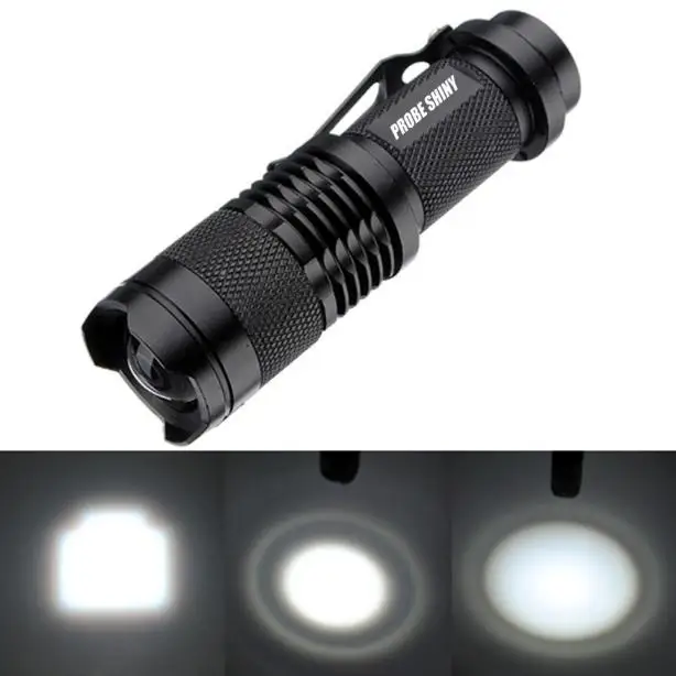Мини светодиодный фонарик 2000LM Q5 светодиодный фонарик AA Регулируемый зум фокус фонарь лампа водонепроницаемый для наружного 3 режима 3,0
